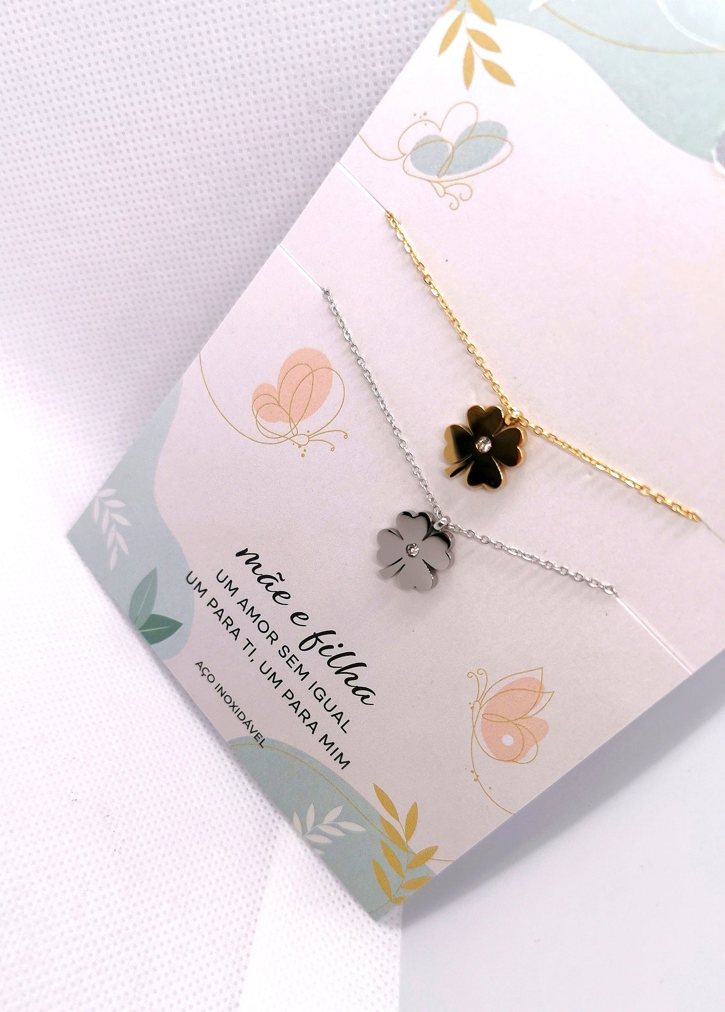 Pulseira Trevo Mãe e Filha