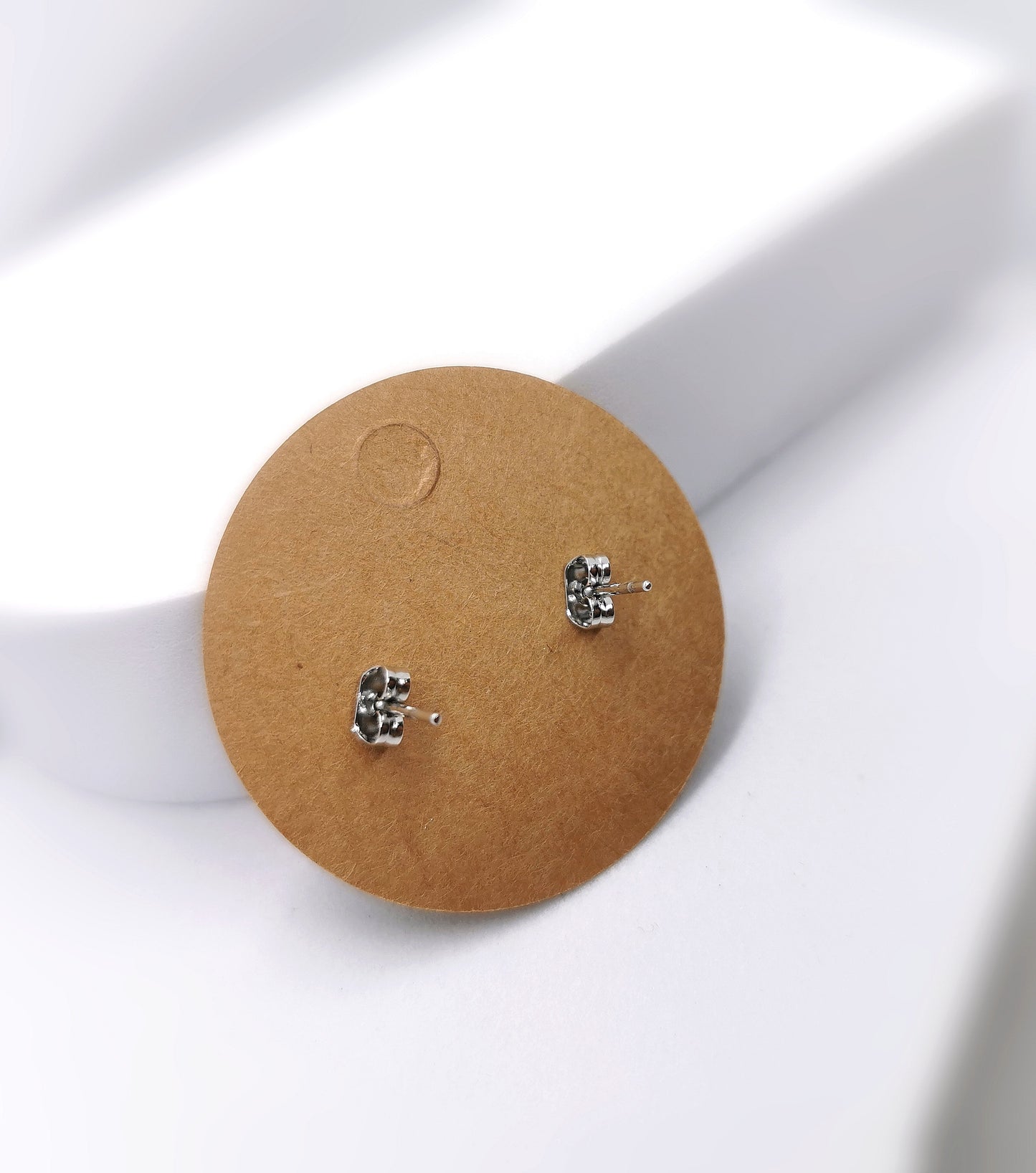 Clover earrings with zirconia
