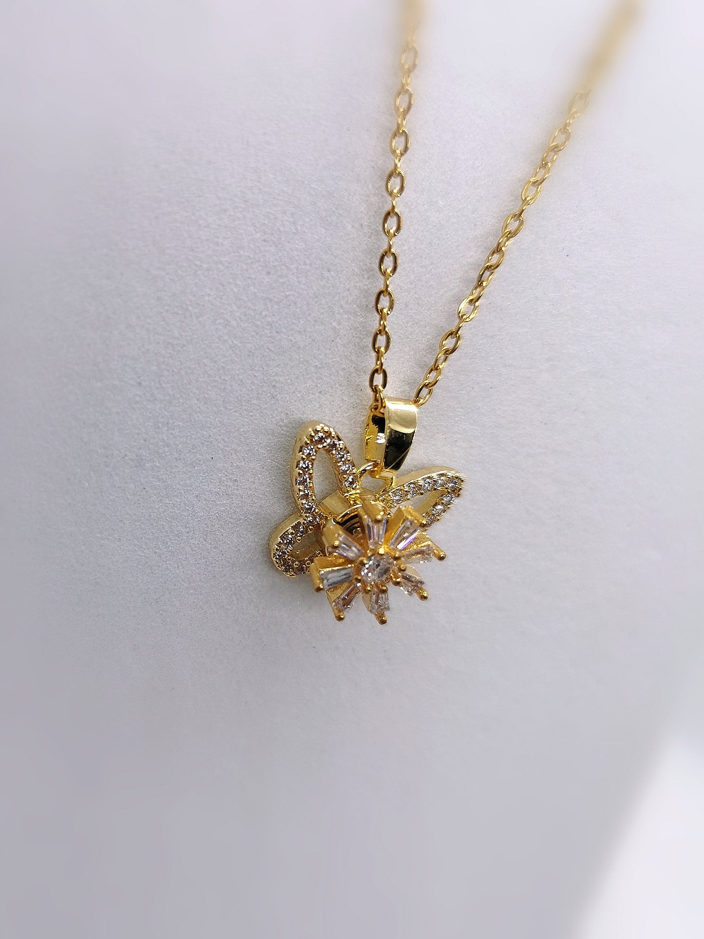 Butterfly Rotating Necklace