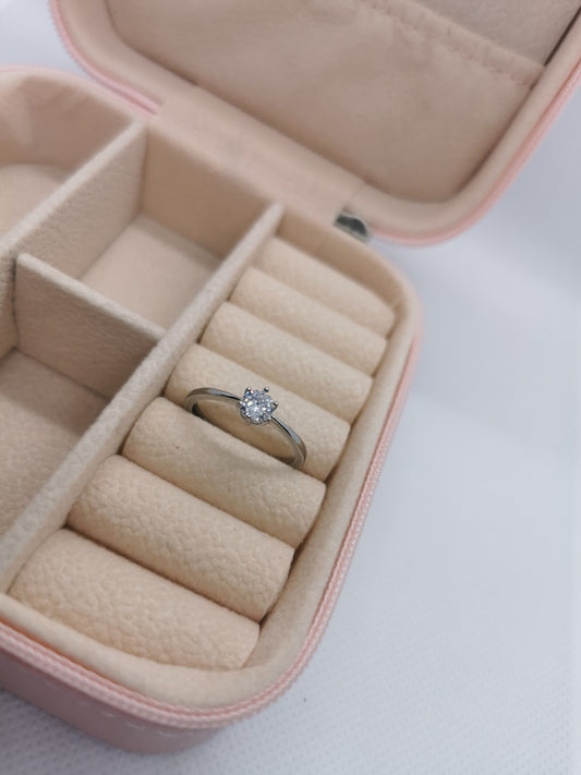 Alux Round Stone Solitaire