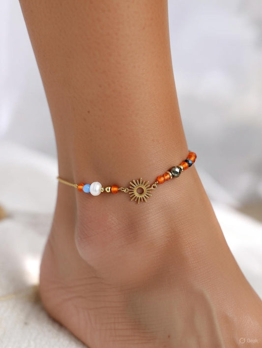 Sun Foot Bracelet