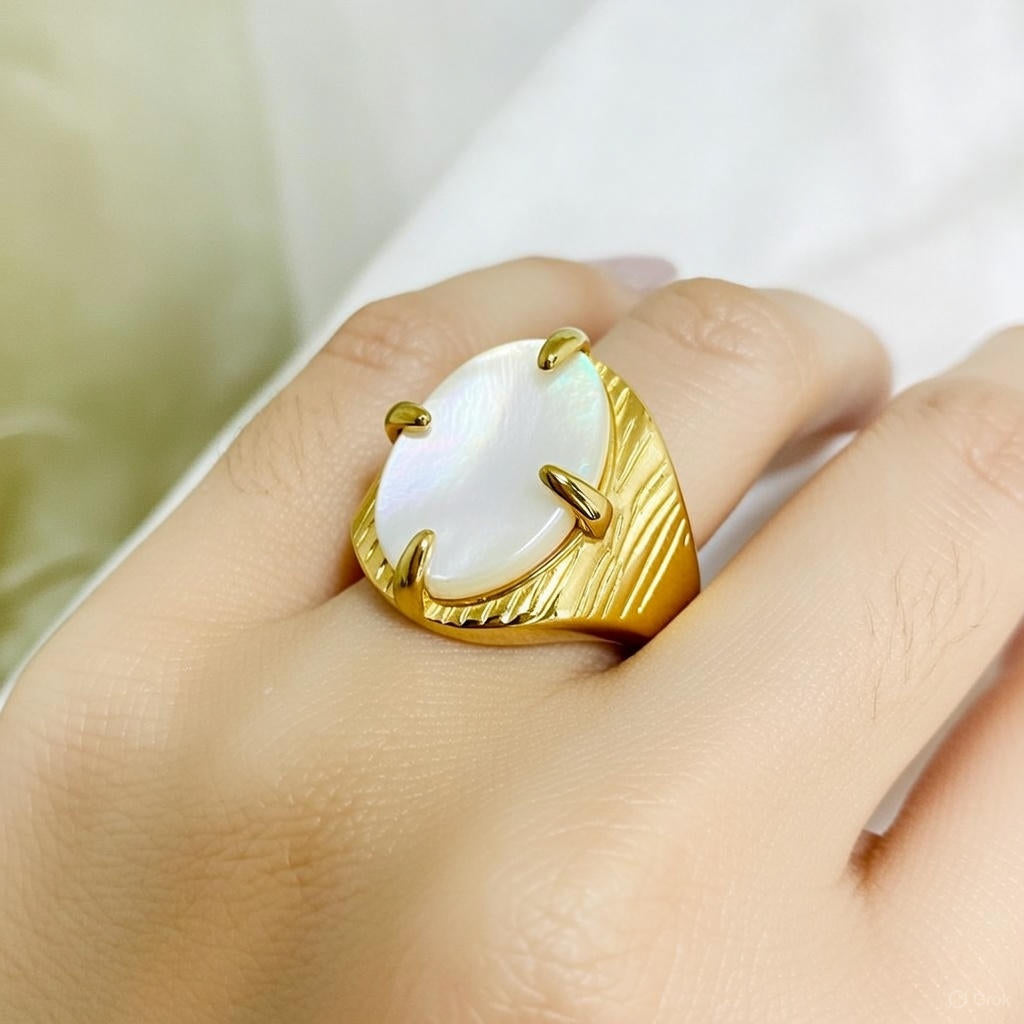 Mother of Pearl Ring